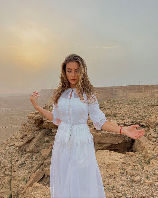 Пардесю Sefora с естествени пера