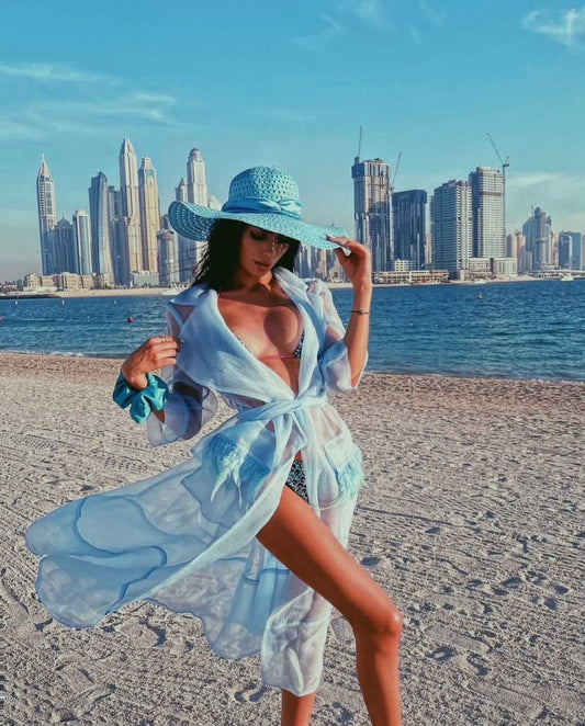 Шлифер Paloma с естествени пера